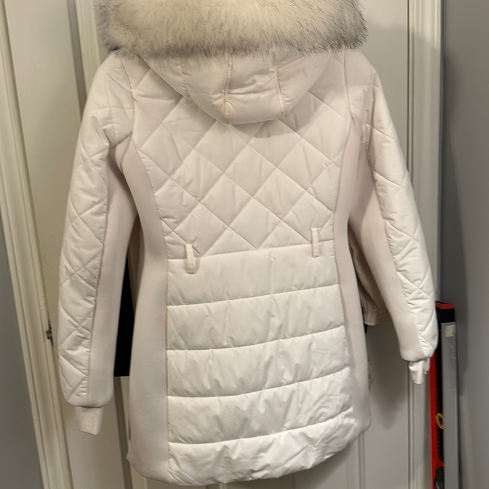 Good condition MK Michael Kors zippered and snapped hooded parka